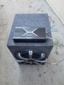 Subwoofer Kicker 12 pulgadas con amplificador $150  <twitters skar Audio $80 < amplificador nemesis $180