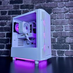 White Gaming Pc / Intel i7 5820k / RX 580 8GB / RAM 16GB / Storage 500GB / Windows 11