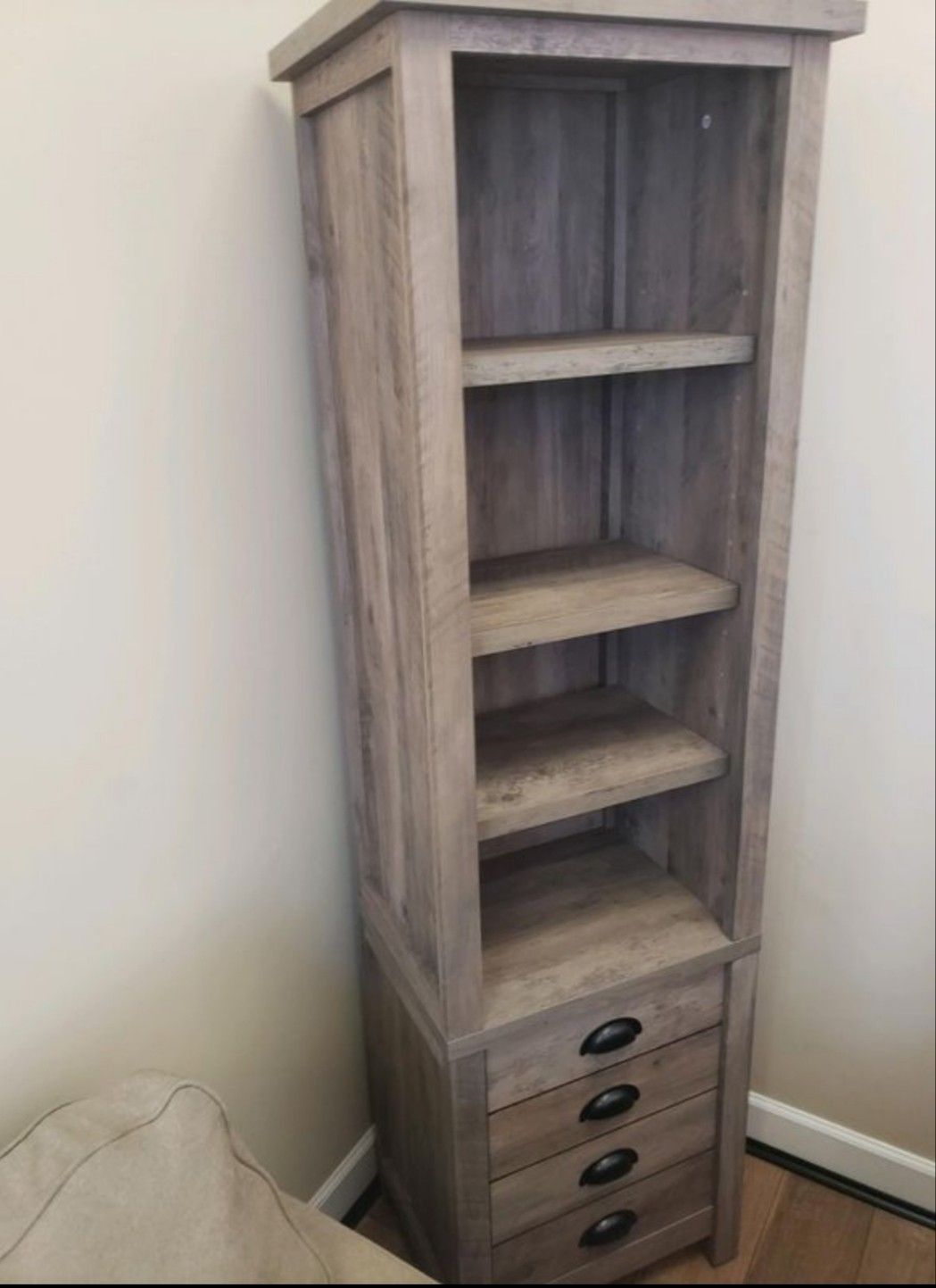 All must go | Brand New Accent Shelving Unit with Storage | $85, Buy 2 for $160