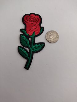 Pretty Embroidered Flower Patches, Rose etc Iron/Sew On Applique / patch
