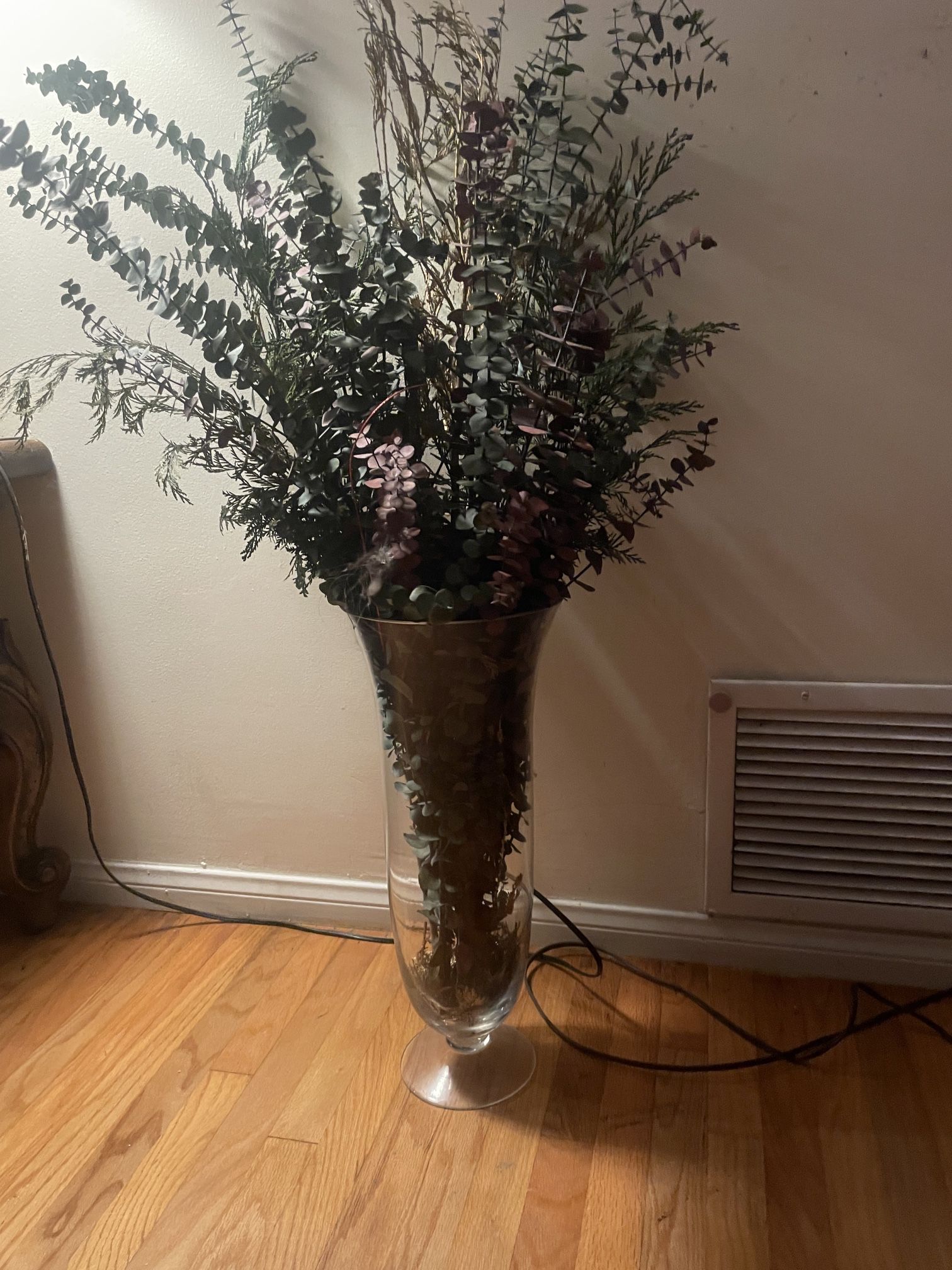 19” Vase and Foliage