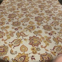 Cynthia Rowley 100% Cotton Thanksgiving Tablecloth 