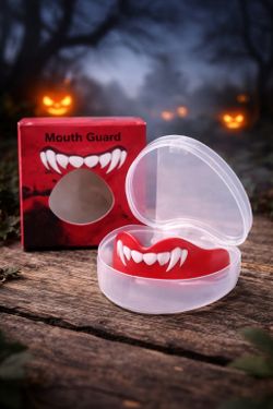 1pc Black And White Gum Shield For Sports.
