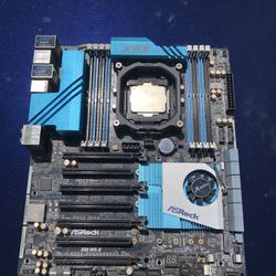 High-End Workstation Motherboard With Cpu, ASRock X99 WS-E/10G, Ideal for Power Users & Pc Gamers