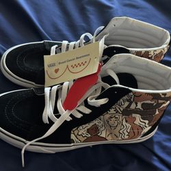 Limited Edition Vans High top Breast Cancer Awareness 