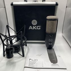 AKG P420 Black Large-Diaphragm Multi-Pattern True Condenser Microphone