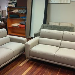 New Modern Sofa and Loveseat Set

