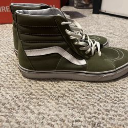 Men’s vans (olive green high top)