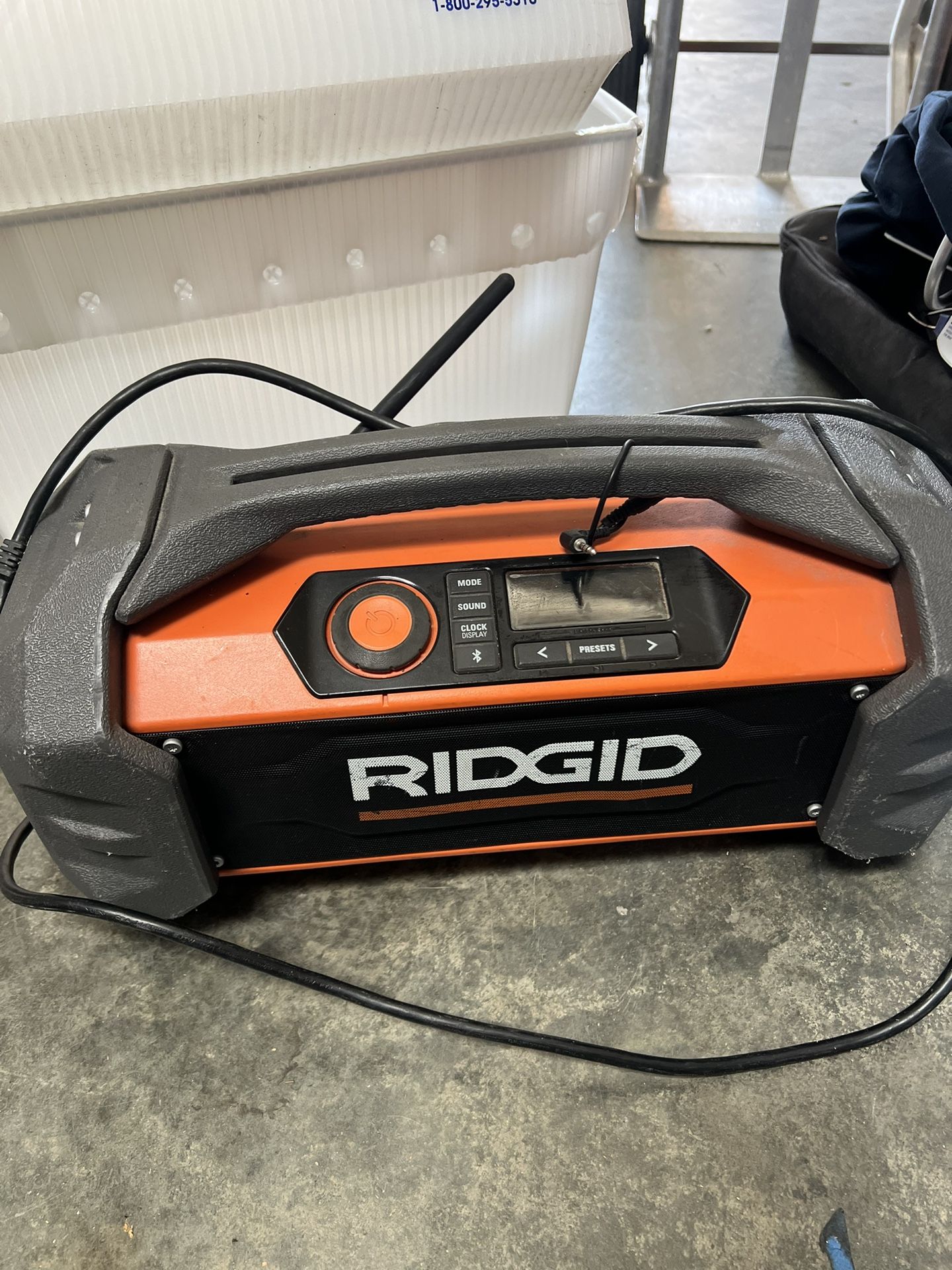 Ridgid Speaker