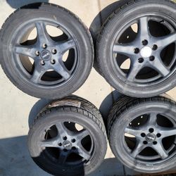 Authentic Trans AM WS6 17 Inch Wheels And Tires Please Read Description 