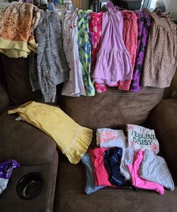 18 Piece Lot Girls 5T 5 5-6 Clothes  