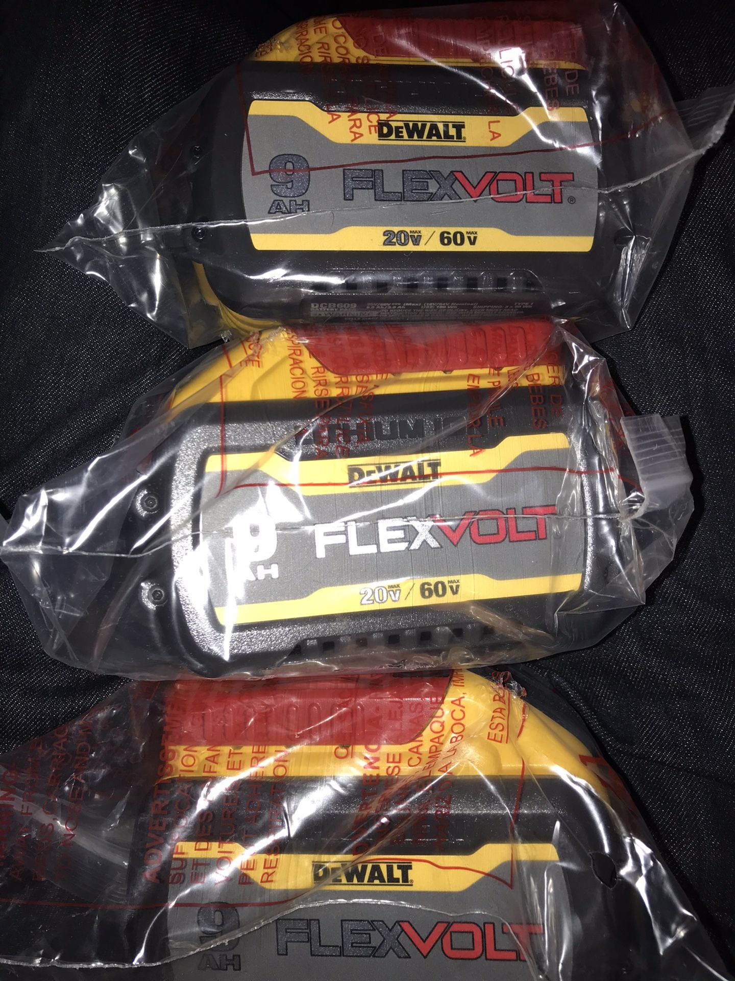 Dewalt Flexvolt 9ah Batteries