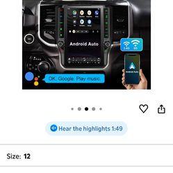 2019-2024 dodge ram 1(contact info removed) plug and play car radio