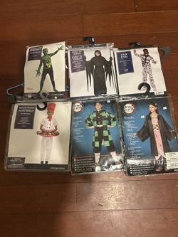 Party City Boys Costume All Different sizes (3 Each)