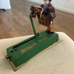 Cast Iron Monkey Bank