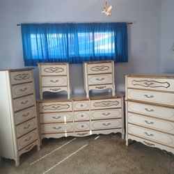 Five Piece French Provincial Bedroom Set