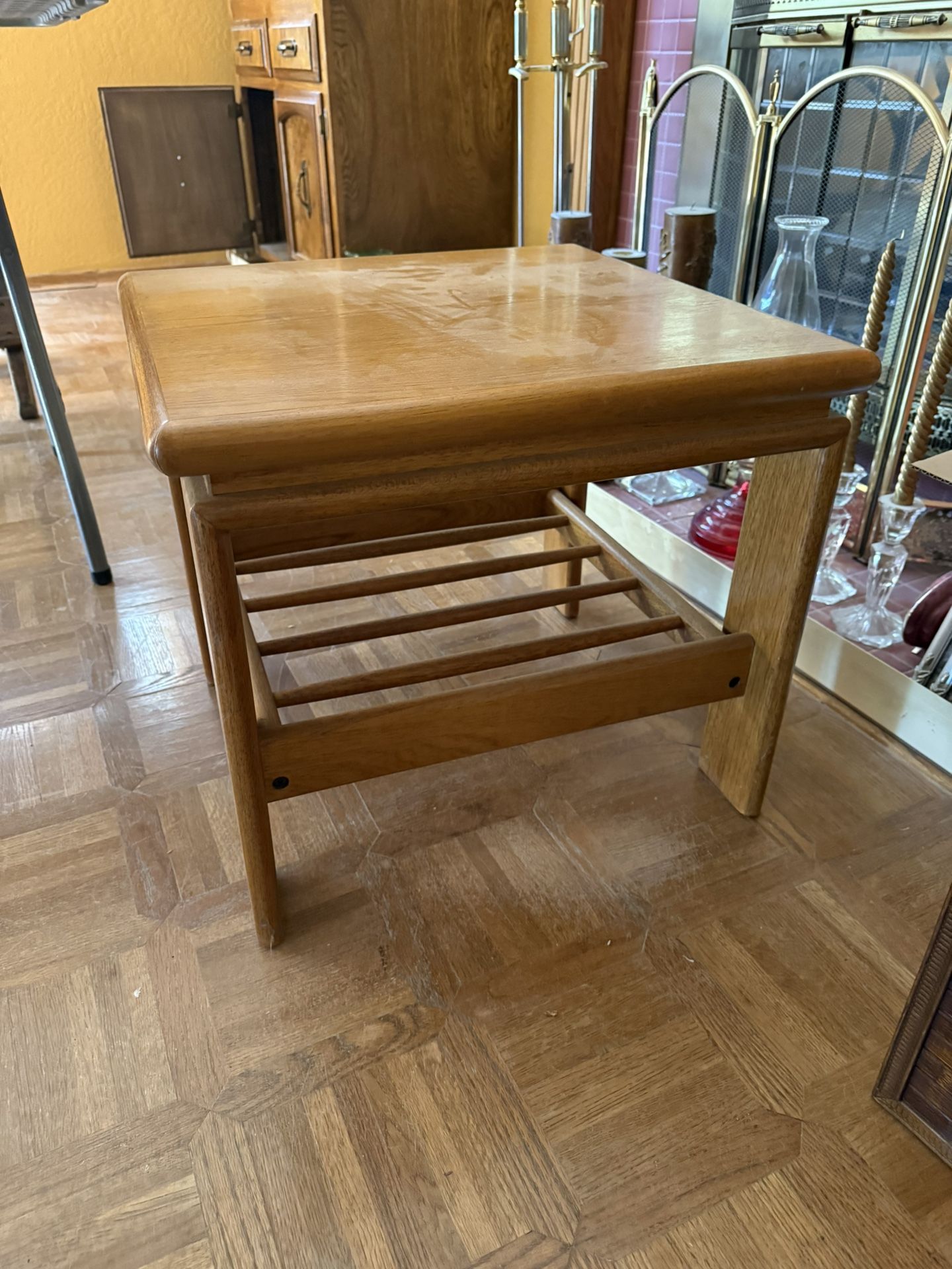 Wood End Table