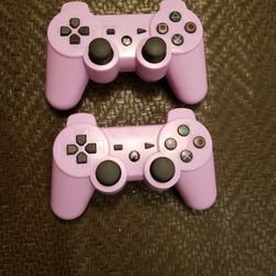 Purple Ps3 Controllers