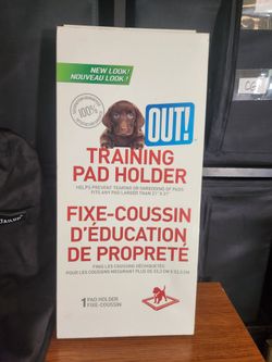Tailup Pet Carrier, Out! Training Pad Holder, and Kennel Clamp-on Bowls