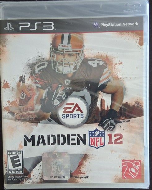 Madden 12 PlayStation 3 PS3 CIB NFL Football Video Game 2011 -Brand New