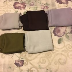 7 different colors Hijabs ( square head cover)and one rectangle