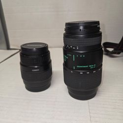 Quantaray  lens 28-80mm &70-300 lens