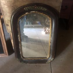 Small antique mirror