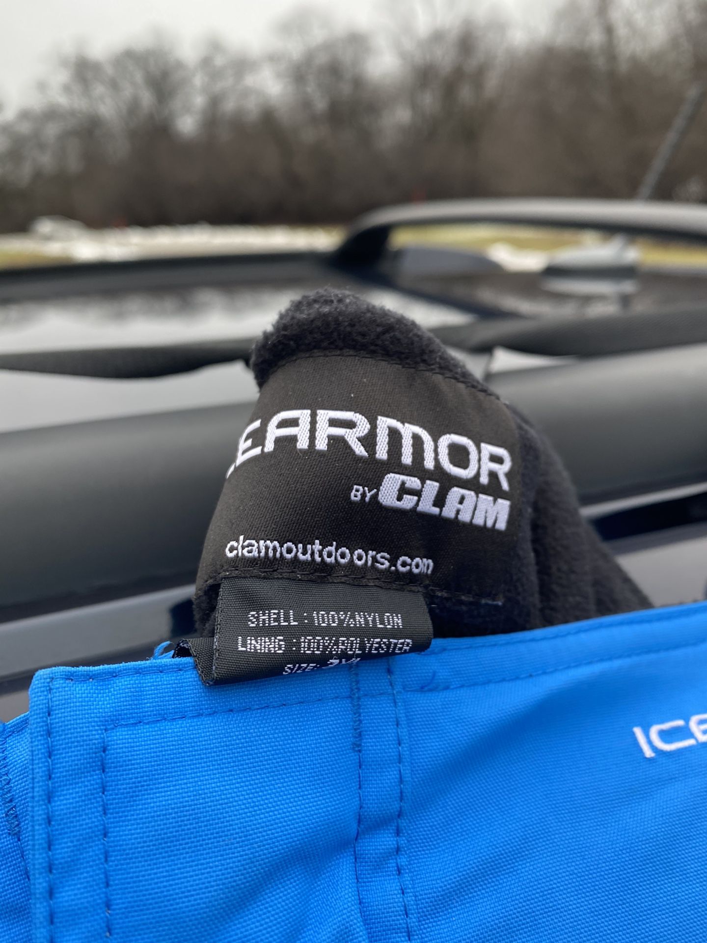 Ice fishing bib overalls by clam3X