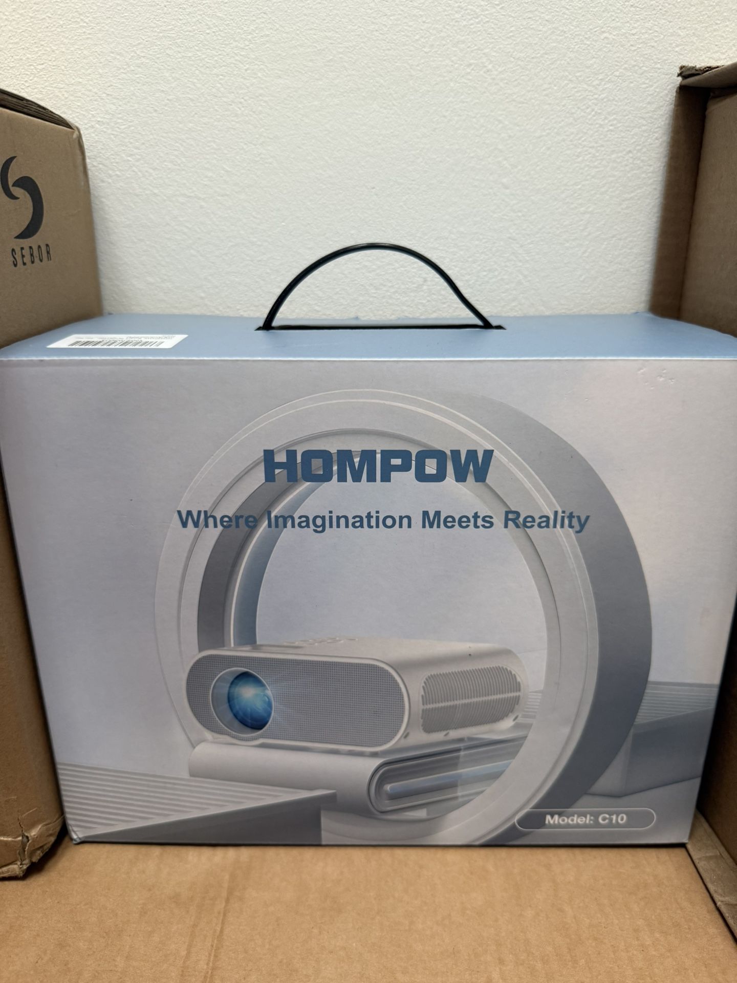 Google TV Projector, HOMPOW HD 4K Projector with WiFi and Bluetooth, Netflix-Officially-Licensed Outdoor Projector, Home Cinema Projector for iOS/Andr