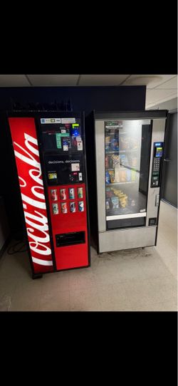 2 VENDING MACHINES + ESTABLISHED LOCATION FOR SALE