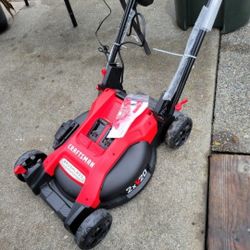 CRAFTSMAN  V20 20-volt Max Brushless 20-in Push Cordless Electric Lawn Mower 5 Ah (Battery & Charger Included)
