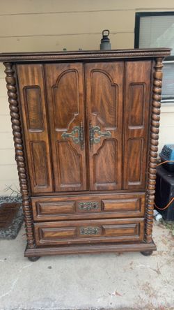 Vintage television armoire (TV cabinet