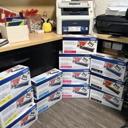 Brother MFC-9010CN Printer & 12 Ink Cartridges 