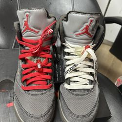 Jordan 5 Offwhite Muslin Size 9 Read Description 