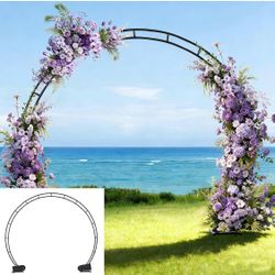 Large Metal Garden Arch Trellis,Wedding Arch. 8*7Ft. 19mm Heavy-Duty Pipe, Arch Frame For Party Decorations,Balloon https://offerup.com/redirect/?o=QX