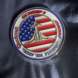 Beechcraft Starship 1 AQRD Aerospace Challenge Coin USA Original