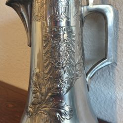 Kayserzinn 4291 rare Jugendstil (Art Nouveau) pewter ceremonial jug.