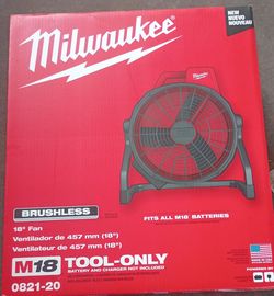 Milwaukee 18" inch fan tool only