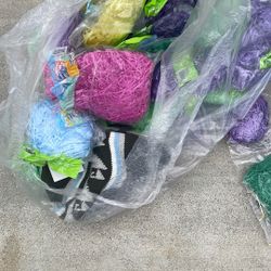 Easter Grass, Eggs, Paints 