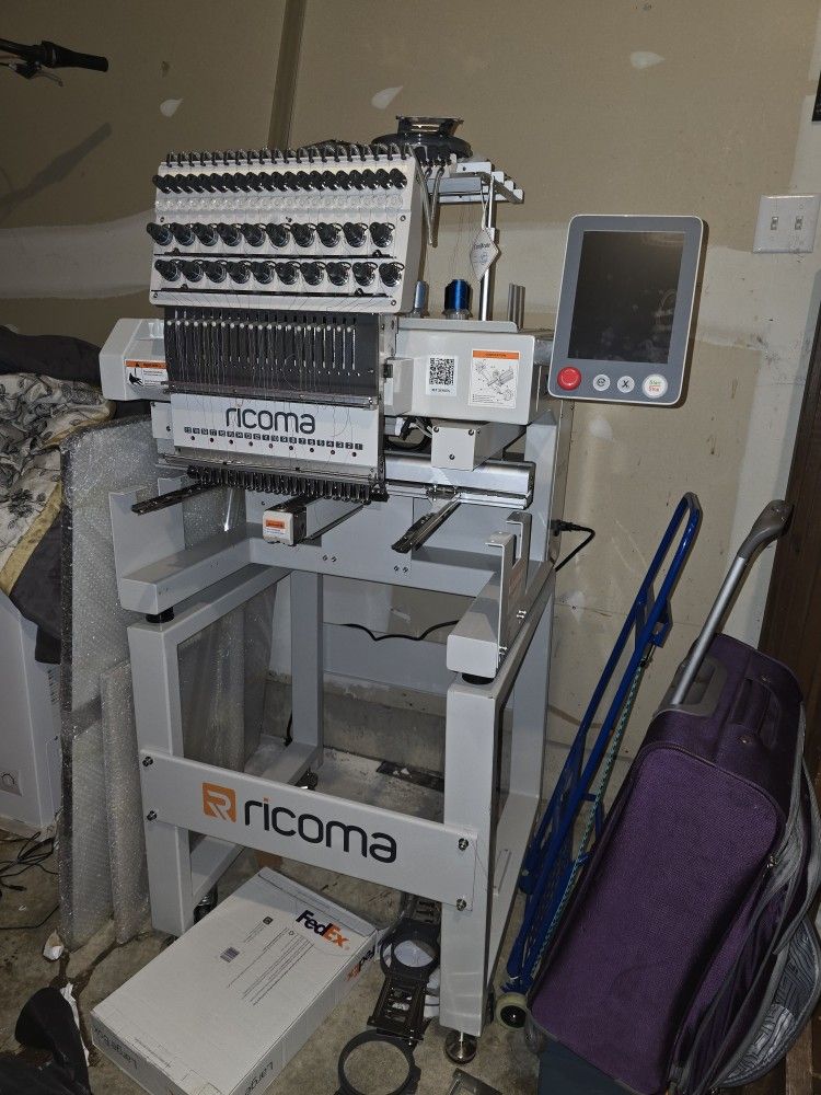 Ricoma 20 Needle Embroidery Machine