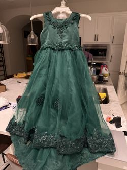 Kids Green Dress