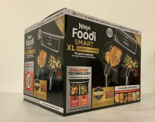 Ninja Foodi Smart DZ550 XL 6-in-1 10-qt. 2-Basket Air Fryer with