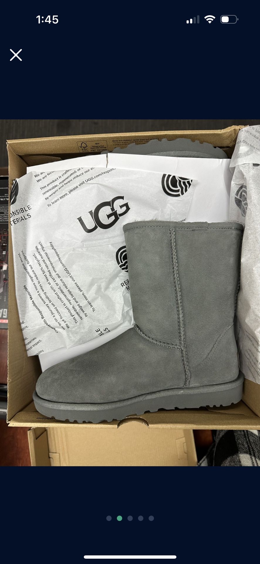 UGG Women's Classic Short II Boots In Grey Size And Available