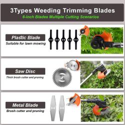 Weed Eater Grass Trimmer 24volt Rechargeable