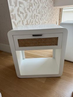  Meridian furniture Langham White Night Stand 4 available