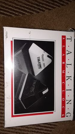 Estate Sale - Talking Alarm Clock