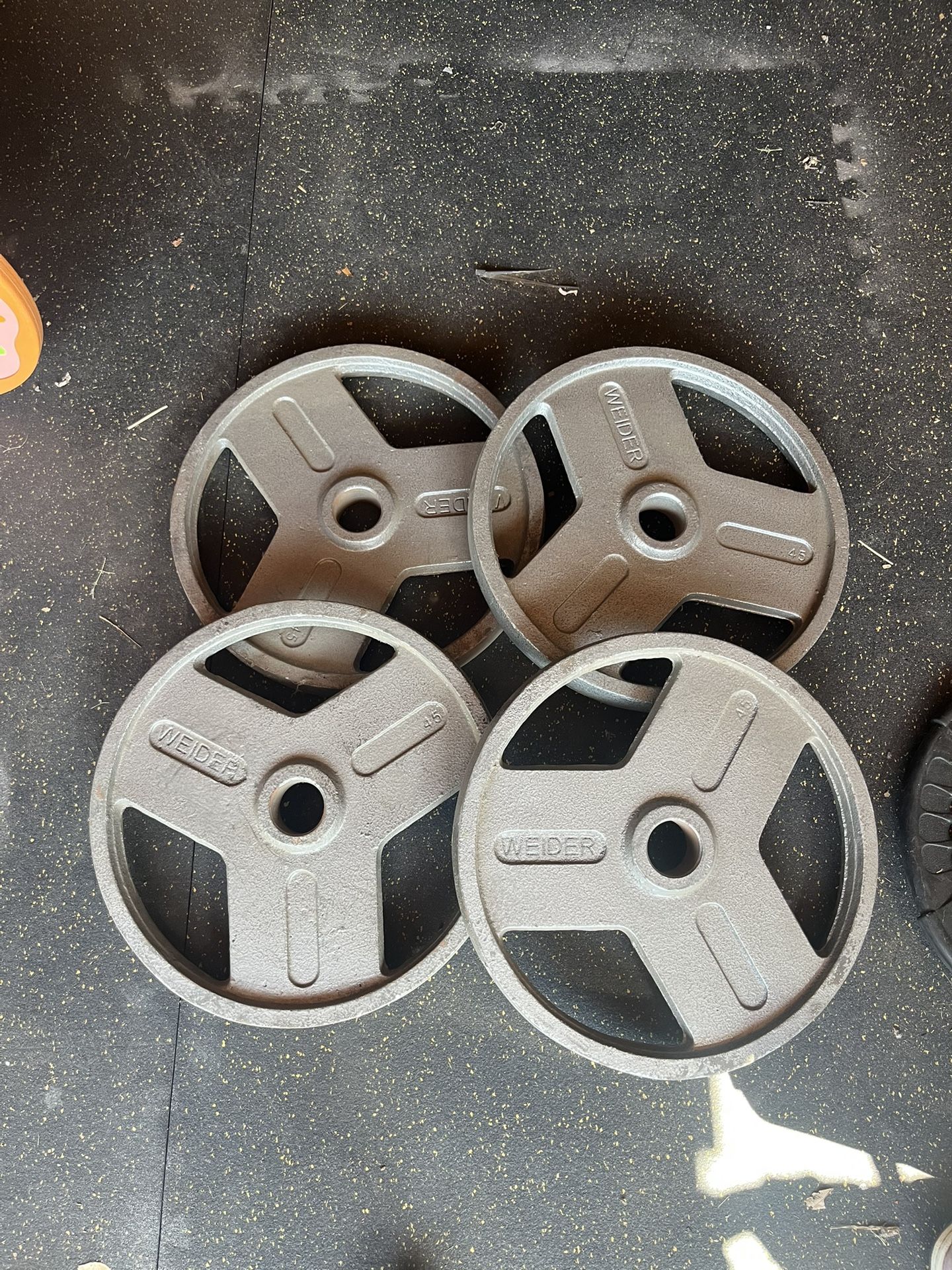 Olympic Weights  $80 Per Pair Firm