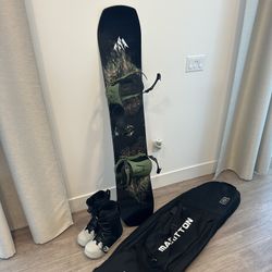 Snowboard Brand New: Board+boots+bindings+case