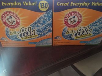 Arm & Hammer Oxi Clean detergent 130 loads - $10 each