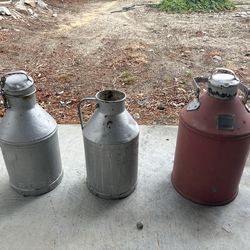 Antique Dairy & Farm Cans